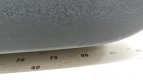 Door trim, rear left, Volvo XC90 16-22, black leather, beige leather insert, beige leather armrest, without curtain, with wood trim, scratches, bumper