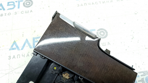 Volvo XC90 16-23 center console pocket, chrome, wood grain, scratches