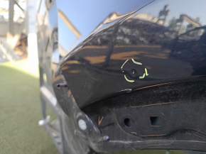 Quarter wing rear right Mazda CX-9 16- on the body, black, pokes