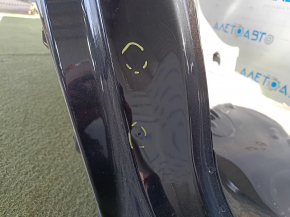 Quarter wing rear right Mazda CX-9 16- on the body, black, pokes