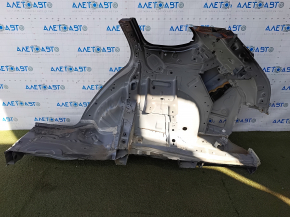 Quarter wing rear right Mazda CX-9 16- on the body, black, pokes
