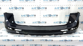 Bare rear bumper for Audi Q5 8R 09-17, black, without caps, broken fasteners, scratches