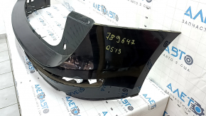 Bare rear bumper for Audi Q5 8R 09-17, black, without caps, broken fasteners, scratches