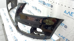 Bare front bumper for Audi Q5 8R 13-17, black, with parking sensors, scratch, crack
