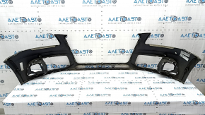 Bare front bumper for Audi Q5 8R 13-17, black, with parking sensors, scratch, crack