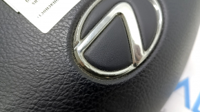 Lexus RX300 RX330 RX350 RX400h 04-09 black steering wheel airbag, chrome trim removed on the emblem