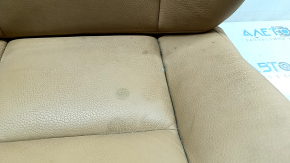 Volvo XC90 16-25 leather passenger seat upholstery, beige, heated, needs cleaning, oxidized chip