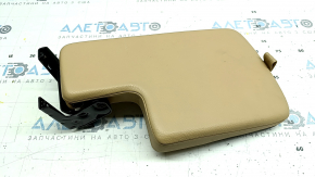 Rear seat armrest, 2nd row, Volvo XC90 16-23, beige leather, with cup holders