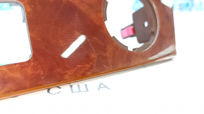 Cigarette lighter cover for Lexus RX300 RX330 RX350 RX400h 04-09, wood grain, scratches