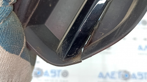 Lower grille of the front bumper left Audi Q5 8R 13-17 rest, matte + glossy chrome under fog lights, type 2, broken, sand