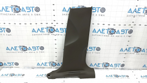 Lower right center pillar trim for Audi Q5 8R 09-17, brown, scratched