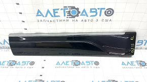 Lower rear left door trim for Audi Q5 8R 13-17 with chrome molding, scratch, crack