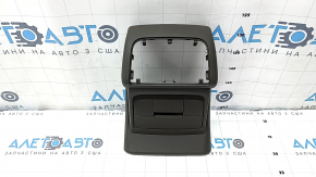 Rear center console trim for Audi Q5 8R 09-17, complete, scratches, broken fasteners
