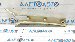 Left front pillar trim for Audi Q5 8R 13-17, beige, dry-cleanable, torn