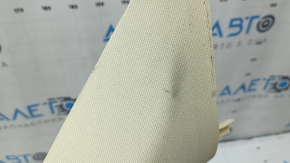 Left front pillar trim for Audi Q5 8R 13-17, beige, dry-cleanable, torn