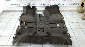 Audi Q5 8R 09-17 brown floor covering with footrest, needs cleaning, cut