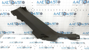 Inner rear left door sill trim for Audi Q5 8R 13-17, brown, scratches, whitened plastic
