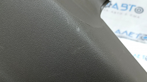 Inner rear left door sill trim for Audi Q5 8R 13-17, brown, scratches, whitened plastic