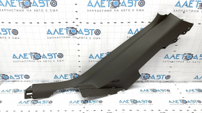 Audi Q5 8R 13-17 inner rear right door sill trim, brown, scratches, crack