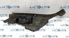 Audi Q5 8R 13-17 inner rear right door sill trim, brown, scratches, crack
