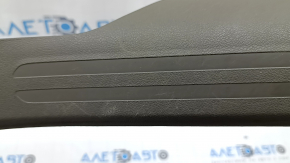 Audi Q5 8R 13-17 inner rear right door sill trim, brown, scratches, crack