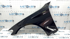 Front left wing BMW 5 G30 17-23 aluminum, black 668, dented