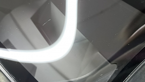 Projection on the windshield of a BMW 5 G30 17-23 scratches