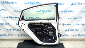 Rear left door assembly for Hyundai Sonata 11-15 hybrid, white WW7