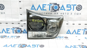 Left inner trunk lid light for Lexus RX350 RX400h 06-07, dark, polished