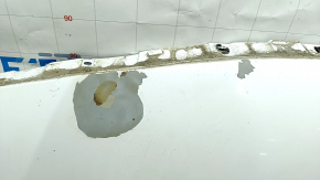 Naked hood Hyundai Sonata 11-15 white WW7, steel, ready for painting