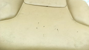 Volvo XC90 16-25 2nd row rear right seat upholstery, beige leather, with headrest, with headrest folding mechanism, for cleaning