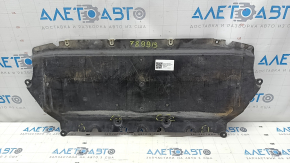 Front bumper guard center BMW 5 G30 17-23 cracks