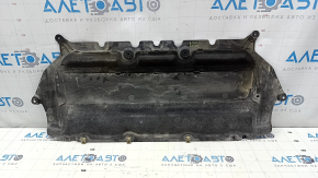 Front bumper guard center BMW 5 G30 17-23 cracks