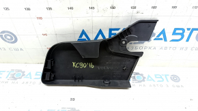 Volvo XC90 16-25 black center left seat trim, 2nd row