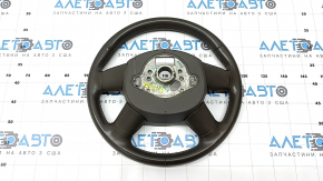 Audi Q5 8R 13-17 steering wheel, beige leather, with buttons, scratches, dents