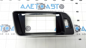 Audi Q5 8R 13-17 dashboard trim, glossy black with chrome