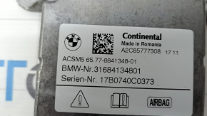 BMW 5 G30 17-23 SRS Airbag Computer Module