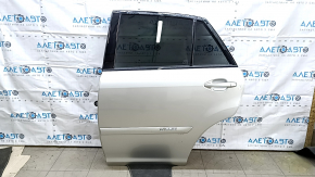 Rear left door assembly for Lexus RX400h 04-09 hybrid, silver 1C0, butt