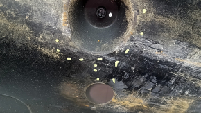 Right underbody protection for Hyundai Sonata 11-15 (cracks)