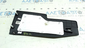 Black center console trim, front lower left, Hyundai Sonata 11-15