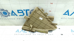 Lower left front panel trim for Hyundai Sonata 11-15 beige, broken mount