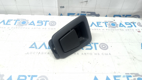 Volvo XC90 16-22 interior hood release handle, black, with overlay