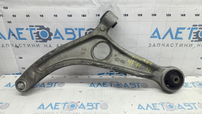 The lower front right control arm of a Hyundai Sonata 11-15 hybrid has torn silent blocks.