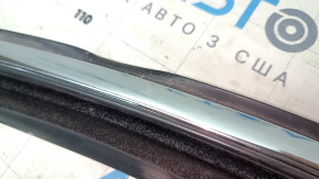 Upper front right door molding VW Passat b7 12-15 USA chrome with glass seal, minor scratches