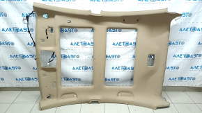 Headlining for a 1991 Hyundai Sonata (panoramic), beige, dents, needs cleaning
