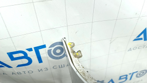 Front bumper bare Hyundai Sonata 11-15 hybrid, white, scratches, broken fasteners
