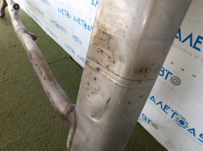 Exhaust pipe with catalytic converter, barrel and valve BMW 5 G30 17-20 2.0T barrel is dented