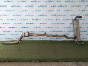 Exhaust pipe with catalytic converter, barrel and valve BMW 5 G30 17-20 2.0T barrel is dented