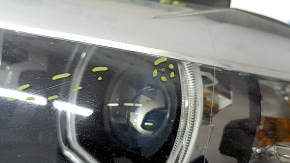 BMW 5 G30 17-20 LED Corona Rings S524A Left Front Headlight Assembly with Mount, Spider Web, Scratches