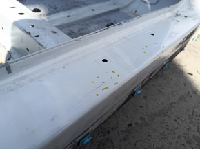 Front right quarter panel of Hyundai Sonata 11-15, white, on the body, bumps